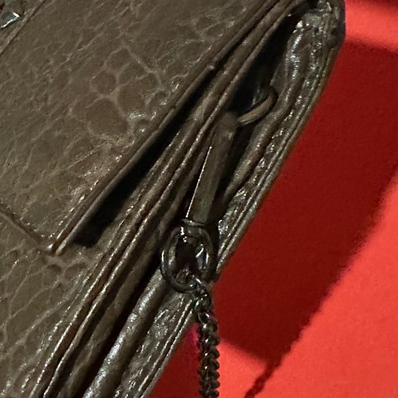 Street Level Shoulder Bag Clutch Detachable black golden plated Chain Strap - Picture 5 of 5